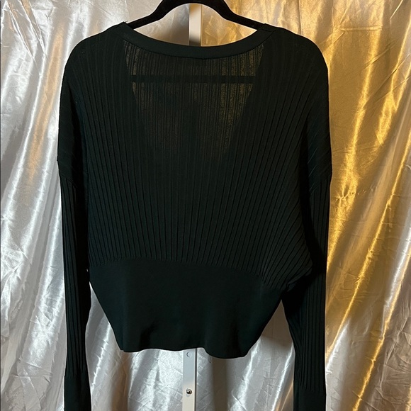 Zara Women's Black Cardigan with Button Accents - Picture 4 of 4